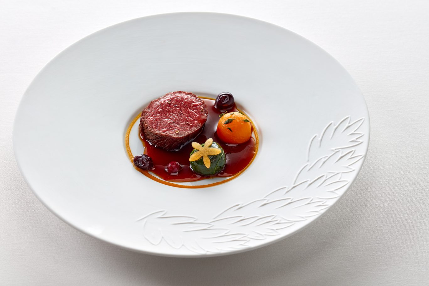 exotic steak food with sauce