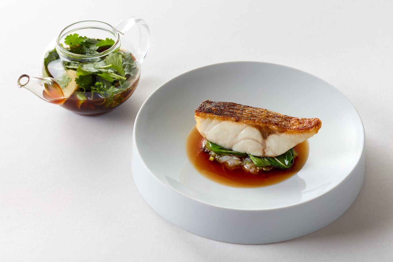 exotic food with sauce